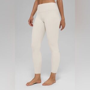 Alo new with tags Alosoft High-Waist 7/8 Highlight Legging bone XS